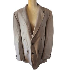 Brad Whitney Men's Vintage Rockabilly Western‎ Rodeo Gray Blazer Size 44
